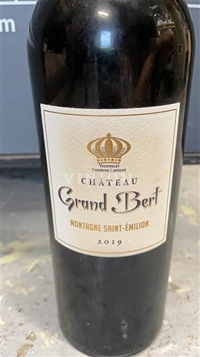 Bordeaux Montagne-saint-émilion Château Grand Bert 2019