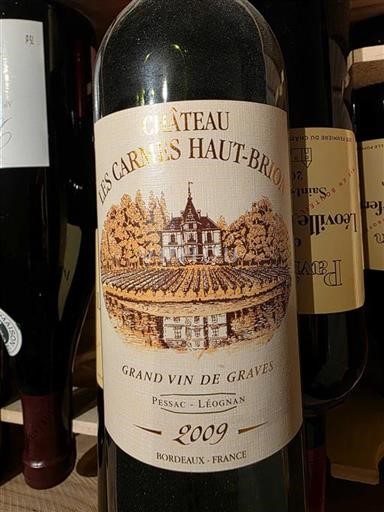 Bordeaux Pessac-Léognan Les Carmes Haut-Brion 2009