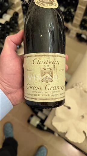 Burgundy Corton Grand Cru Château Corton Grancey 1983