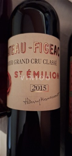 Bordeaux Saint-Émilion Premier Grand Cru Classé Château Figeac 2015