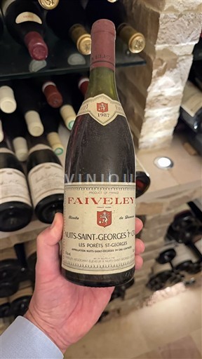 Burgundy Nuits-Saint-Georges Premier Cru Faiveley Les Porêts Saint-Georges 1987