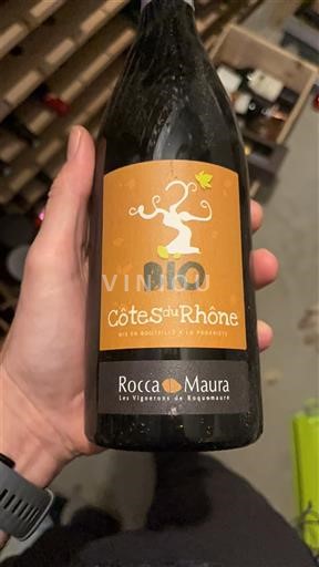 Rhône-dalen Côtes-du-Rhône Rocca Maura BIO 2019