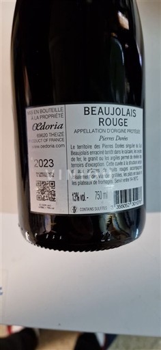 Beaujolais Eoderia Pierres Dorées 2023