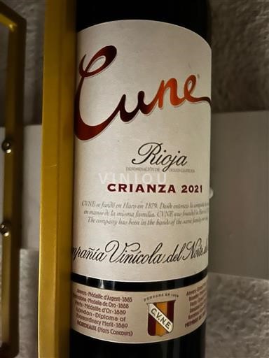 La Rioja Rioja Cune (Compañía Vinícola del Norte de España) Crianza 2021