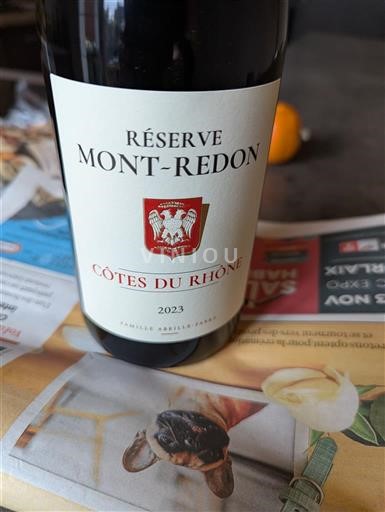 Rhônedalen Côtes du Rhône Mont-Redon Réserve 2023
