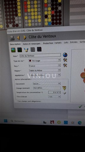 Rhône-dalen Ikke specificeret Wcote du Ventoux 1991