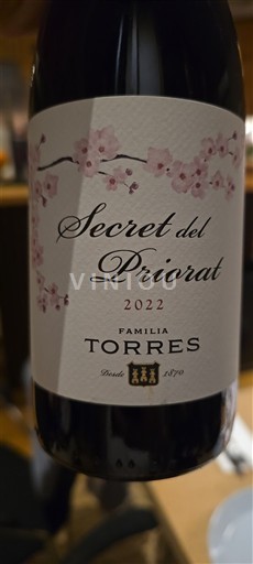 Cataluña Priorato Familia Torres Secret del Priorat 2022