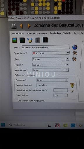 Sudoeste Gaillac Domaine Des Beaucaillous 2020