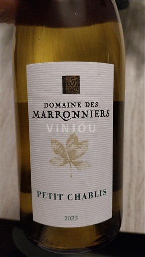 Burgundi Petit-chablis Domaine Des Marronniers 2023