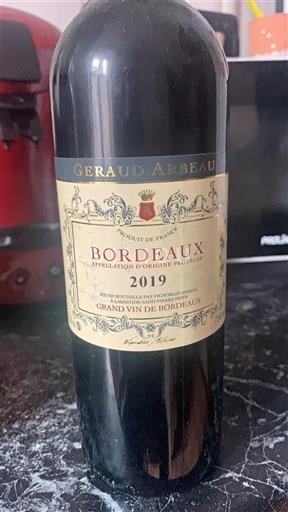 Bordeaux Géraud Arbeau 2019