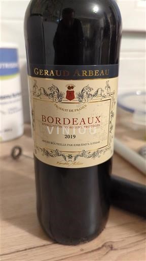 Bordeaux Géraud Arbeau 2019