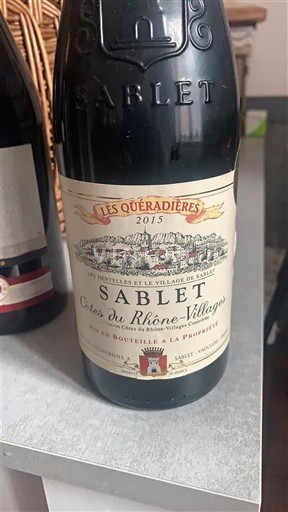 Thung lũng Rhône Không được chỉ định Les Quéradières 2015