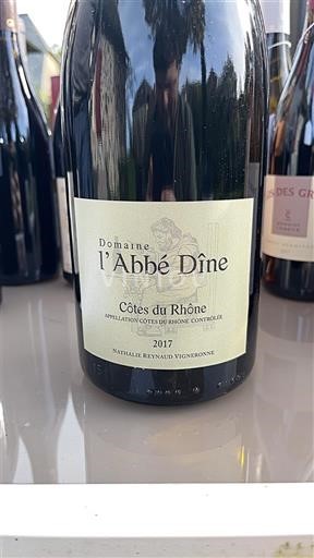 Thung lũng Rhône Côtes-du-rhône Domaine L'Abbé Dîne 2017
