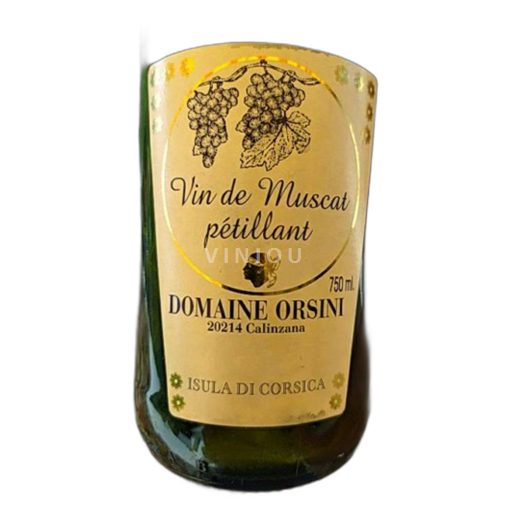 Córcega Muscat del Cabo Corso Domaine Orsini Muscat Pétillant Sin añada