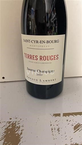 Thung lũng sông Loire Saumur-champigny Arnaud Lambert Terre Rouge 2023
