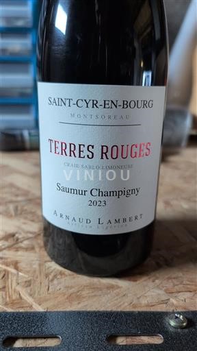 Loirevallei Saumur-champigny Arnaud Lambert Terre Rouge 2023