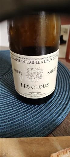 Jura Côtes-du-jura Domaine L'Aigle à Deux Têtes Les Clous Non Millésimé