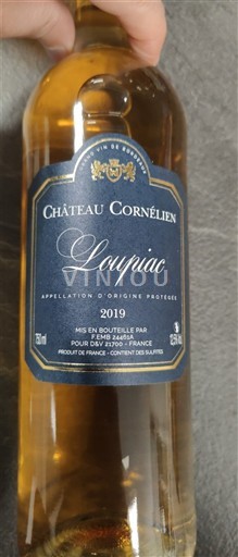 Burdeos Loupiac Château Cornélien 2019