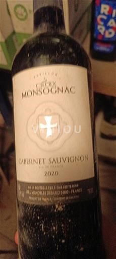 Bordeaux Croix de Monsognac 2020
