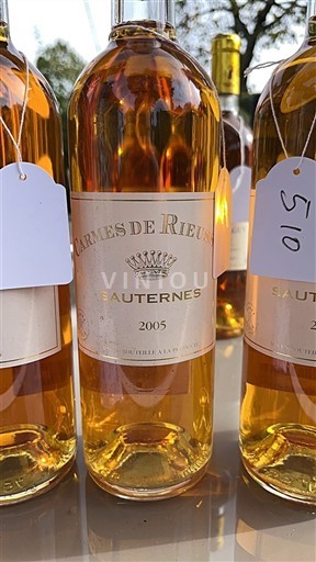 Bordeaux Sauternes Carmes de Rieussec 2005