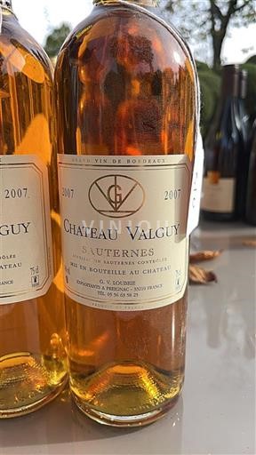 Bordéus Sauternes Château Valguy 2007