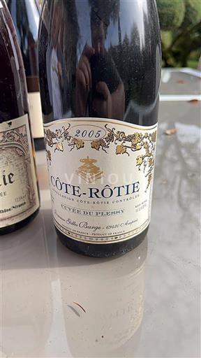 Thung lũng Rhône Côte-rôtie Domaine Gilles Barge du Plessy 2005