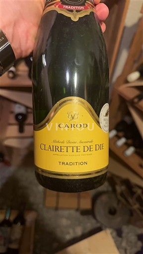 Rhônedalen Clairette de Die Carod Tradition Icke årgångsbetecknad