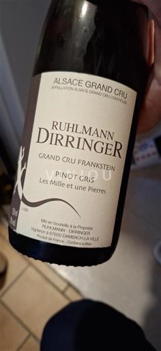 Alsace Không được chỉ định Grand Cru Ruhlmann Dirringer Les Mille et une Pierres Không niên vụ