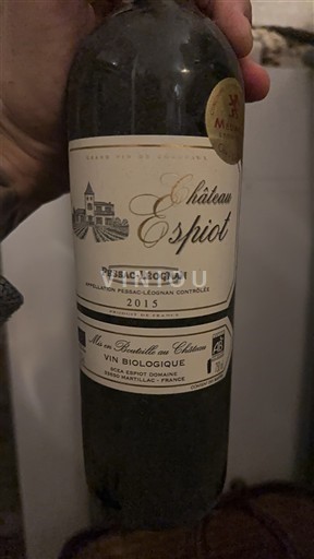 Bordeaux Pessac-Léognan Château Espiot 2015