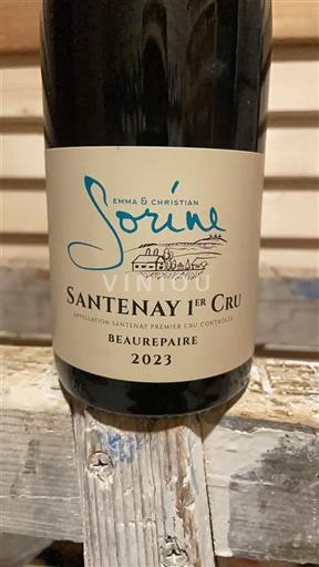 Burgundsko Santenay Premier Cru Emma & Christian Sorine Beaurepaire 2023