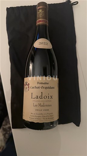 Bourgogne Ladoix Domaine Cachat-Ocquidant Les Madonnes Vieilles Vignes 2022
