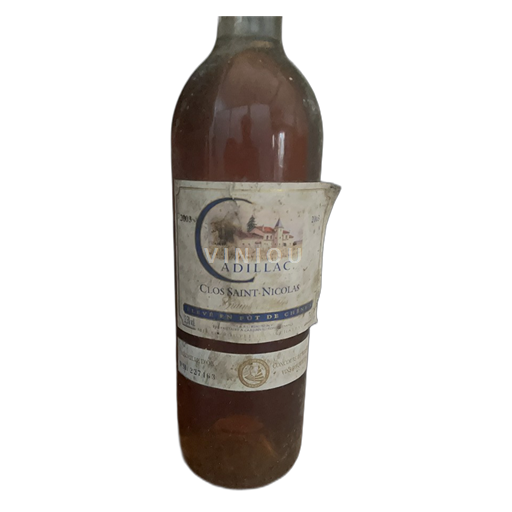 Burdeos Cadillac Clos Saint-Nicolas 2003
