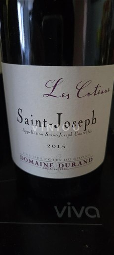 Thung lũng Rhône Saint-Joseph Domaine Durand Les Coteaux 2015