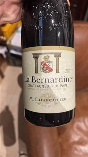 Thung lũng Rhône Châteauneuf-du-pape M. Chapoutier La Bernardine 2017