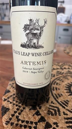 AVA californiennes Napa Valley Stag's Leap Wine Cellars Artemis 2019