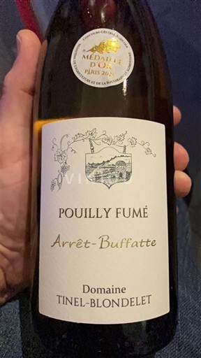 Thung lũng sông Loire Pouilly-fumé Domaine Tinel-Blondelet Arrêt Buffatte 2024