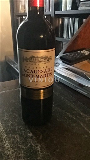 Burdeos Blaye-Côtes de Burdeos Château Lacaussade Saint-Martin Parcelle Privée 2017