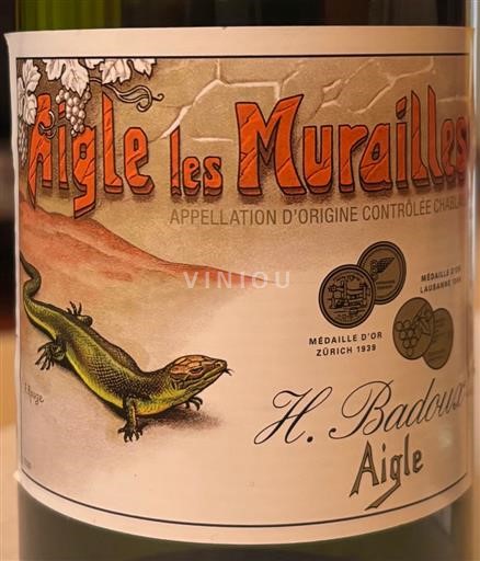 Vaud Chablais AOC Henri Badoux Aigle les Murailles 2021