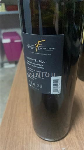 Valais Không được chỉ định Les Fils de Charles Favre Favi Sweet 2022