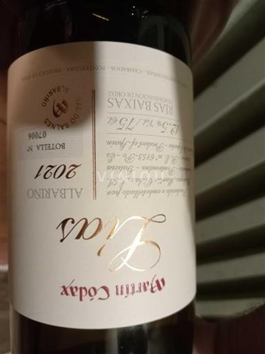 Galicia Rías Baixas Martin Codax Lías 2021