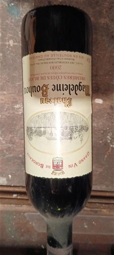 Burdeos Blaye-Côtes de Burdeos Magdeleine Bouhou 2000