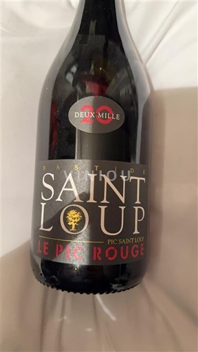 Rượu vang Rouge sec Le Pic Rouge Bastide Saint Loup 2020 Pháp Languedoc Pic-saint-loup AOC