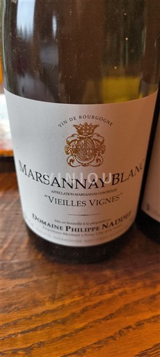 Bourgogne Marsannay Domaine Philippe Naddef Vieilles Vignes 2021