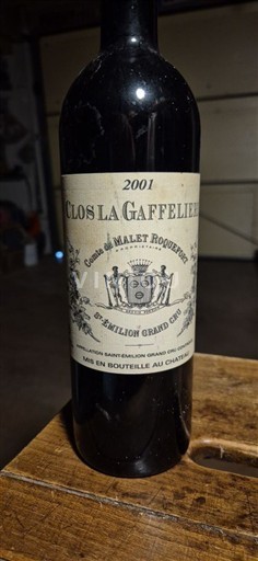 Bordeaux Saint-Émilion Grand Cru Clos La Gaffelière 2001