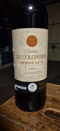 Bordeaux Château Colombier 2005