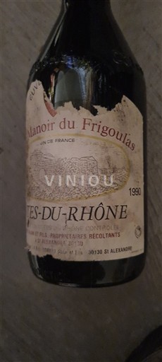 Valea Ronului Côtes-du-Rhône Manoir du Frigoulias 1990