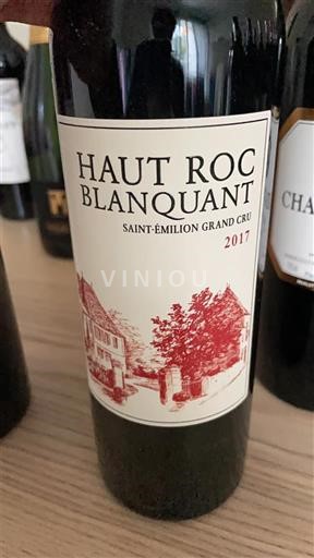Bordeaux Saint-Émilion Grand Cru Haut Roc Blanquant 2017