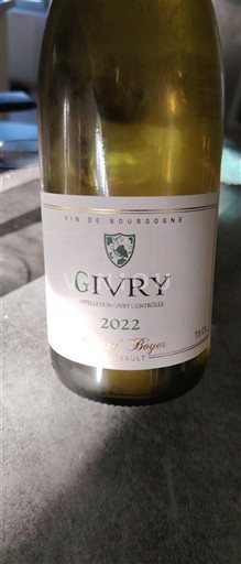 Bourgogne Givry Domaine Joblot 2022