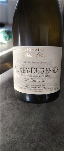 Borgonha Auxey-duresses Gérard Boyer Les Ruchottes 2023