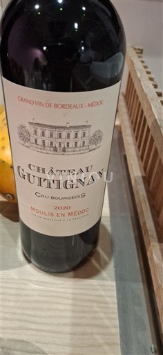 Bordeaux Moulis-en-Médoc Cru Bourgeois Château Guitignan 2020